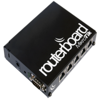 RB450Gx4-BOX Mikrotik RB450Gx4, 5 Gigabit LAN ports, RouterOS L5 / KUTU+ADAPTÖR