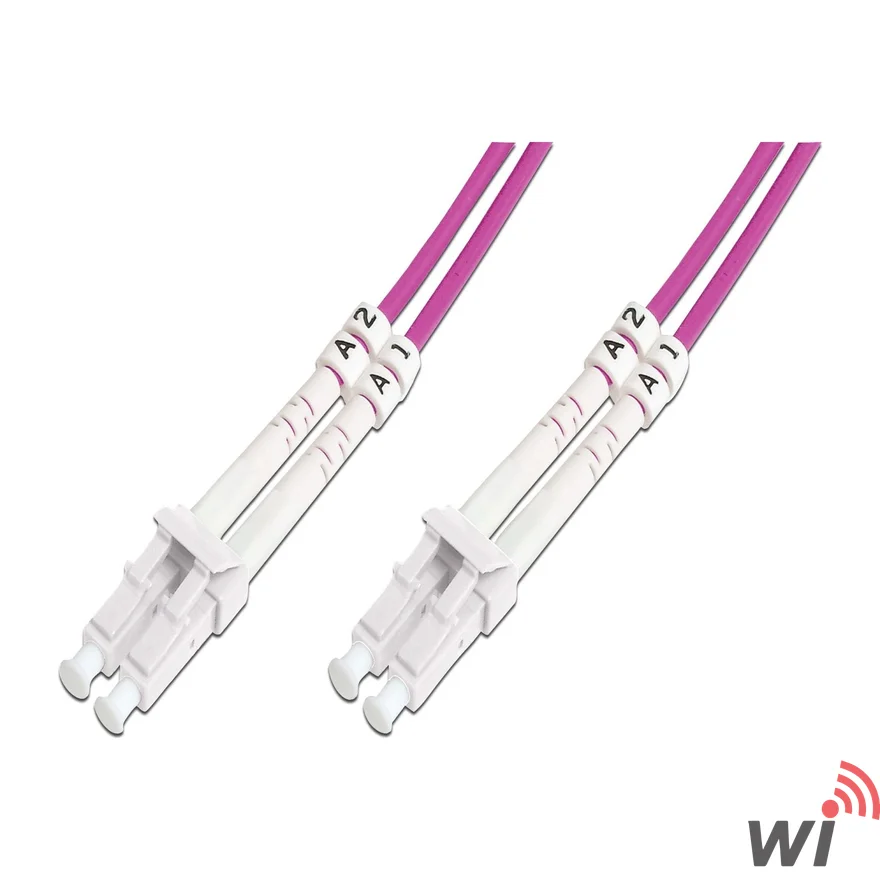 LC - LC FIBER PATCH KABLO MM OM4 1 MT  Multimode, Duplex, 50/125, OM4, LSZH