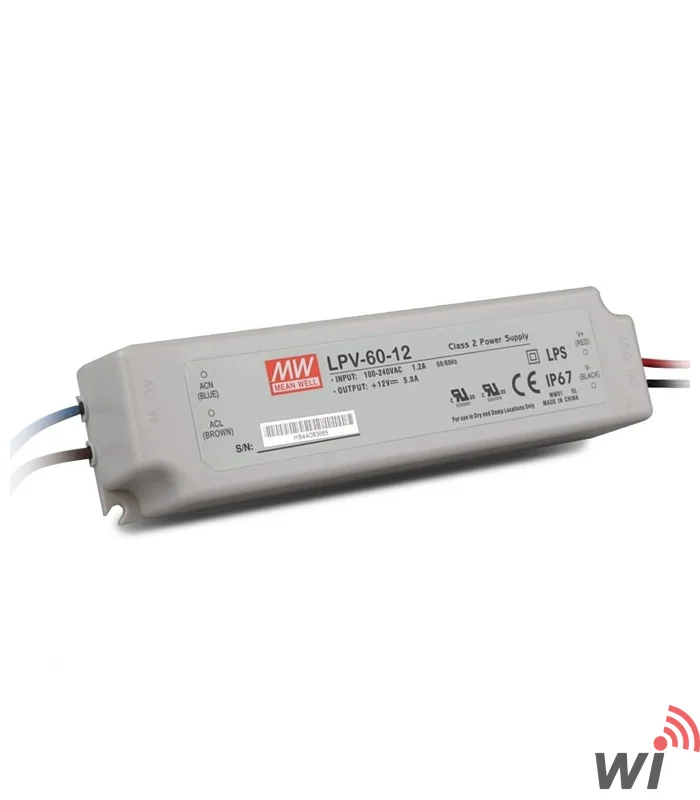 MW-LPV-60-48 48VDC 60W 1.25A Güç Kaynağı