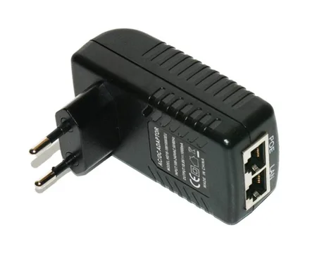 POE Gigabit Adaptör+Injector, 24V 1A (24W) Yıldırım Korumalı