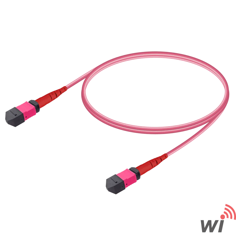 MPO MPO Base-12 Multi-Mod Fiber Patch Cord OM4 Polarite B 10 Metre