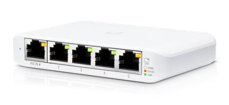 Ubiquiti USW Flex Mini Gigabit Ethernet Switch 5 li Paket