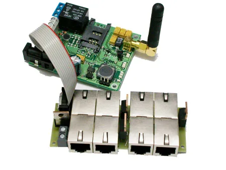 LAN GSM EK POE Modülü