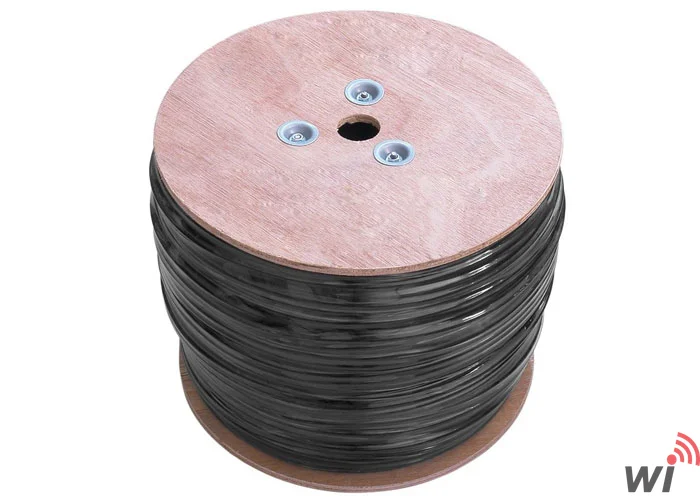 S-link SL-CAT609 305m 23AWG 0.56mm Double Jack GRİ+Siyah CAT6 Kablo