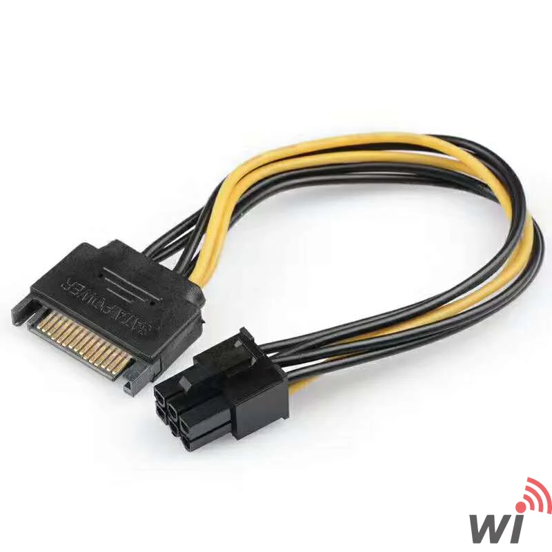 Sata Power  6 Pin Dönüştürücü ( Ekran Kartı Beslemesi için )