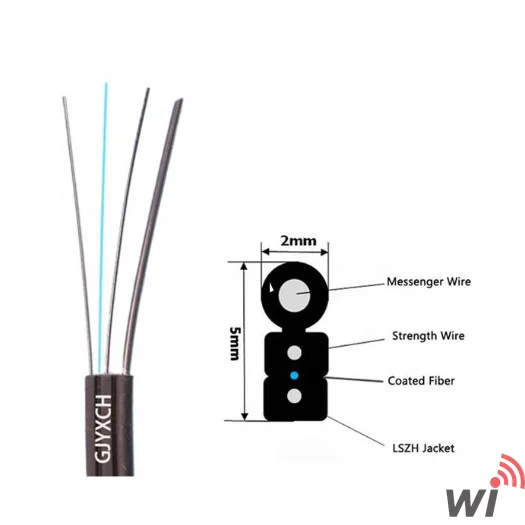 FTTH Fiber Optik Drop Kablosu 8 Core LZSH - Outdoor