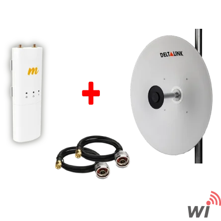 PTP Mimosa 500 Mbit Link Seti 5531 Anten + C5c + LMR200