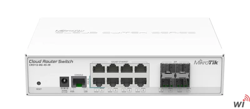 Cloud Router Switch CRS112-8G-4S-IN  4 SFP Girişli