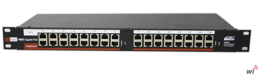 16 PORT Gigabit  Poe Injector 24v