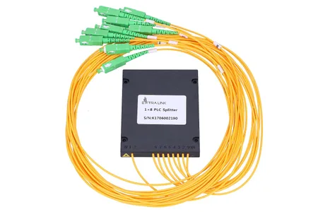 1:8 PLC SPLITTER SC/APC 2.0MM 1.5M G657A ABS GPON SPLITTER 1/8 PRIZM